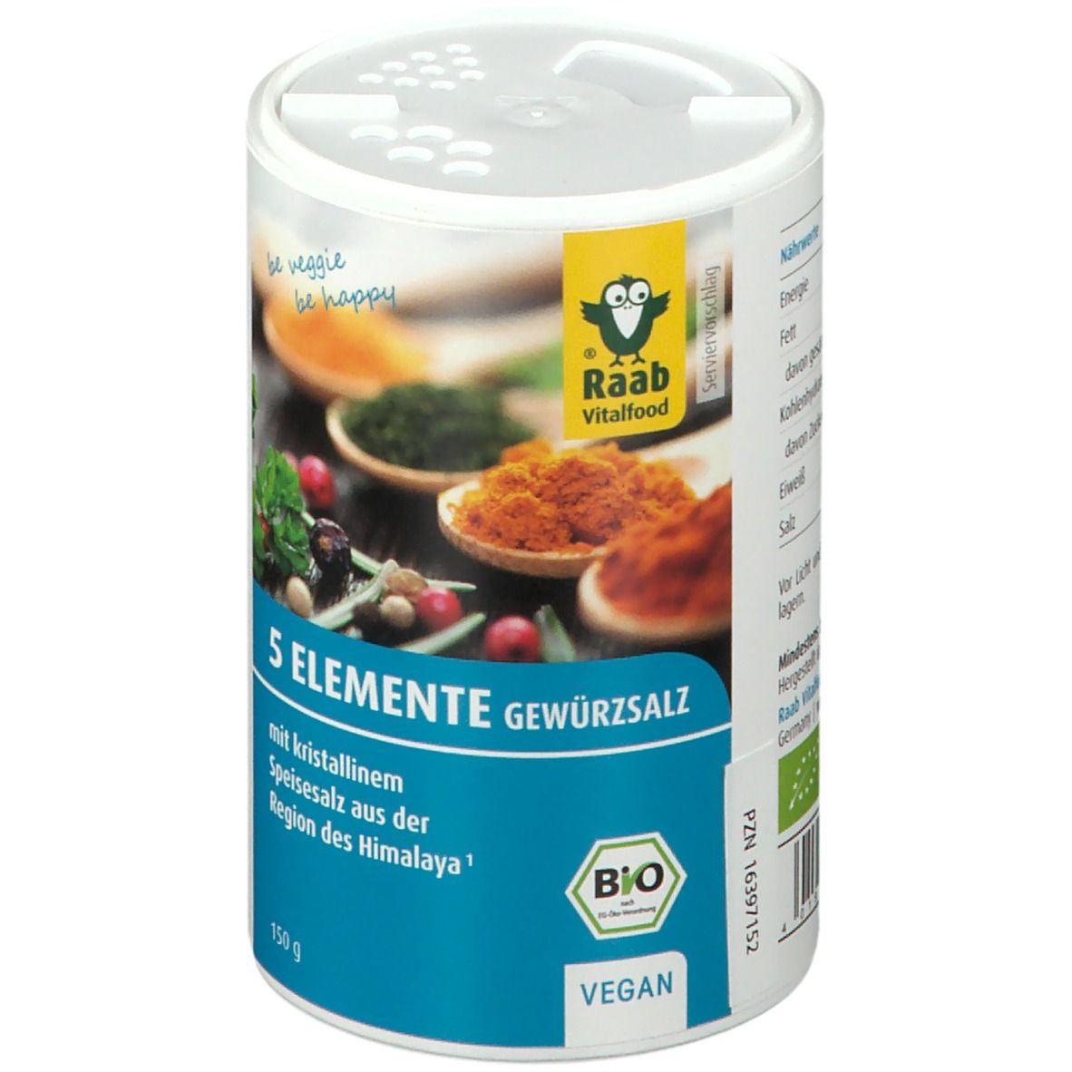 Raab Vitalfood Bio 5-Elemente Gewürzsalz