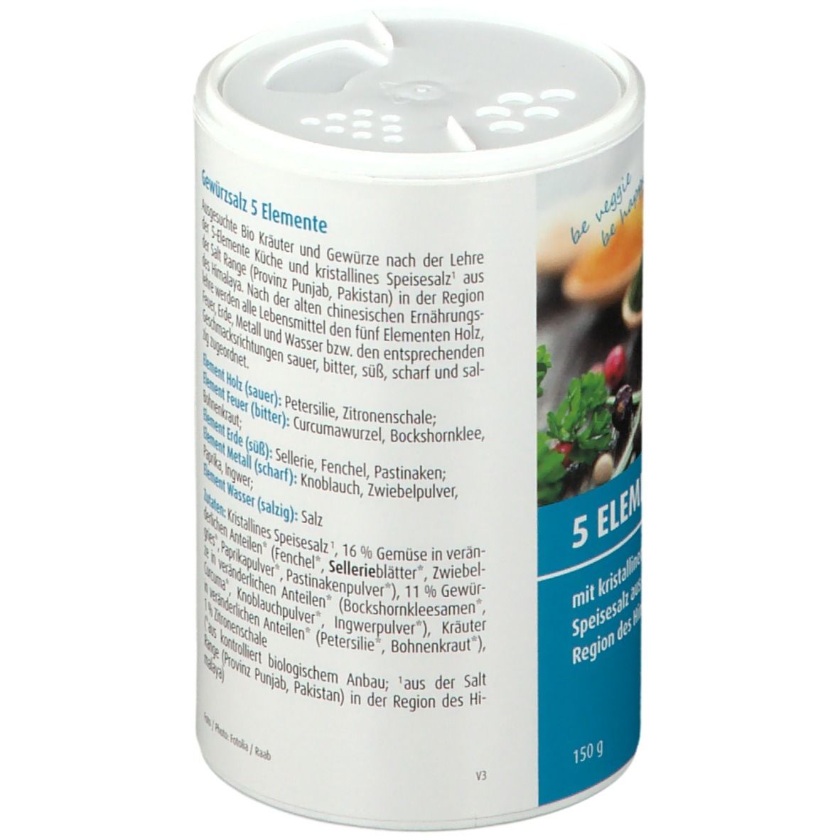  Raab Vitalfood Bio 5-Elemente Gewürzsalz