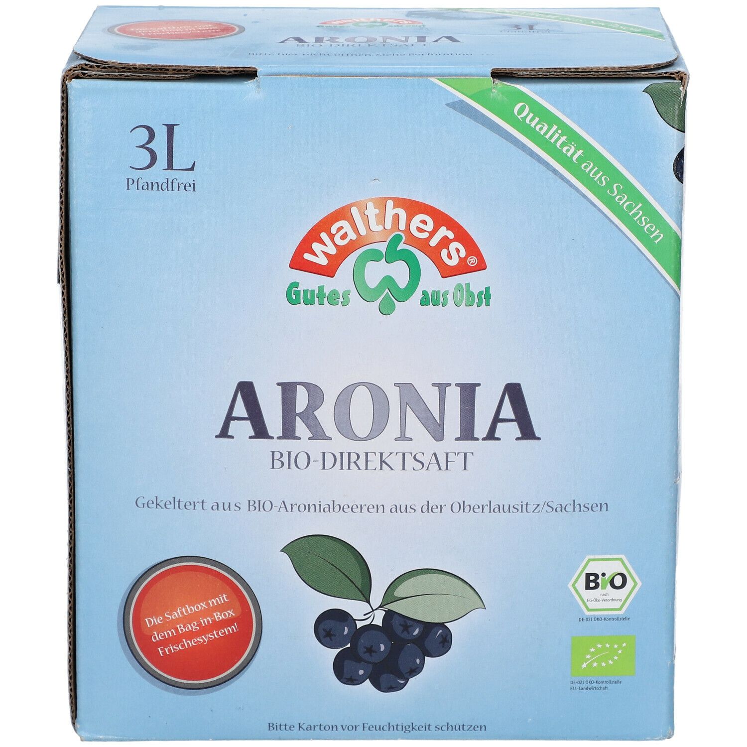 walthers® Jus direct d'aronia biologique