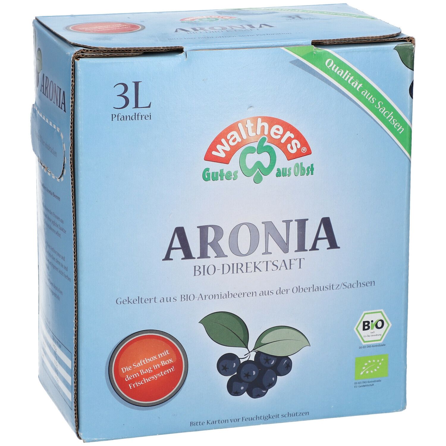 walthers® Jus direct d'aronia biologique