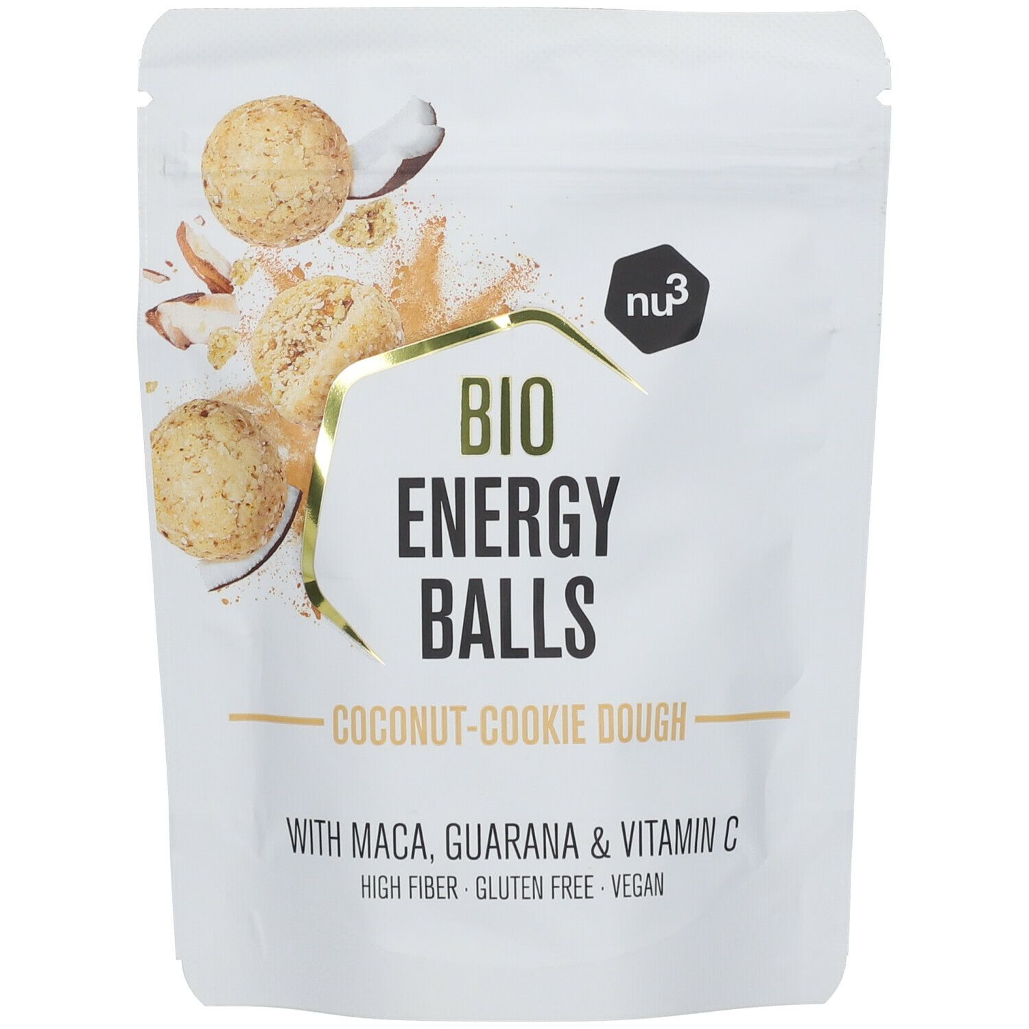 nu3 Bio Energy Balls, Coconut-Cookie Dough