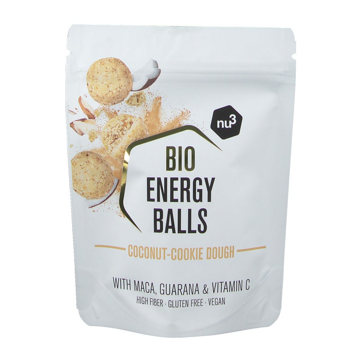 nu3 Bio Energy Balls, Coconut-Cookie Dough