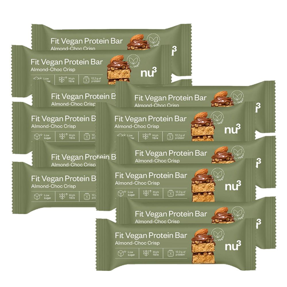 nu3 Fit Vegan Bar, Almond Choc Crisp