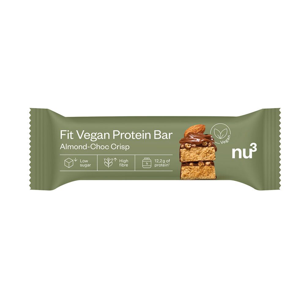 nu3 Fit Vegan Protein Bar Almond-Choc Crisp