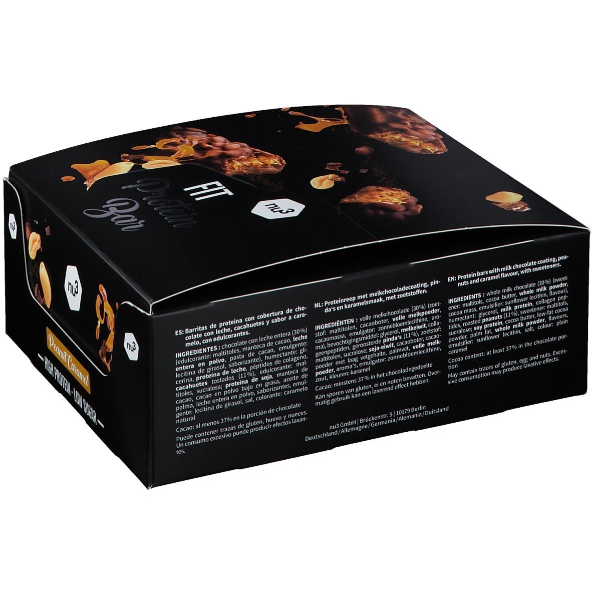nu3 Fit Protein Bar, Peanut Caramel