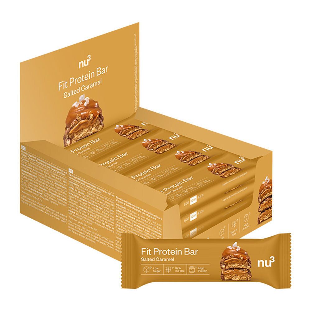 nu3 Fit Protein Bar, Caramel salé