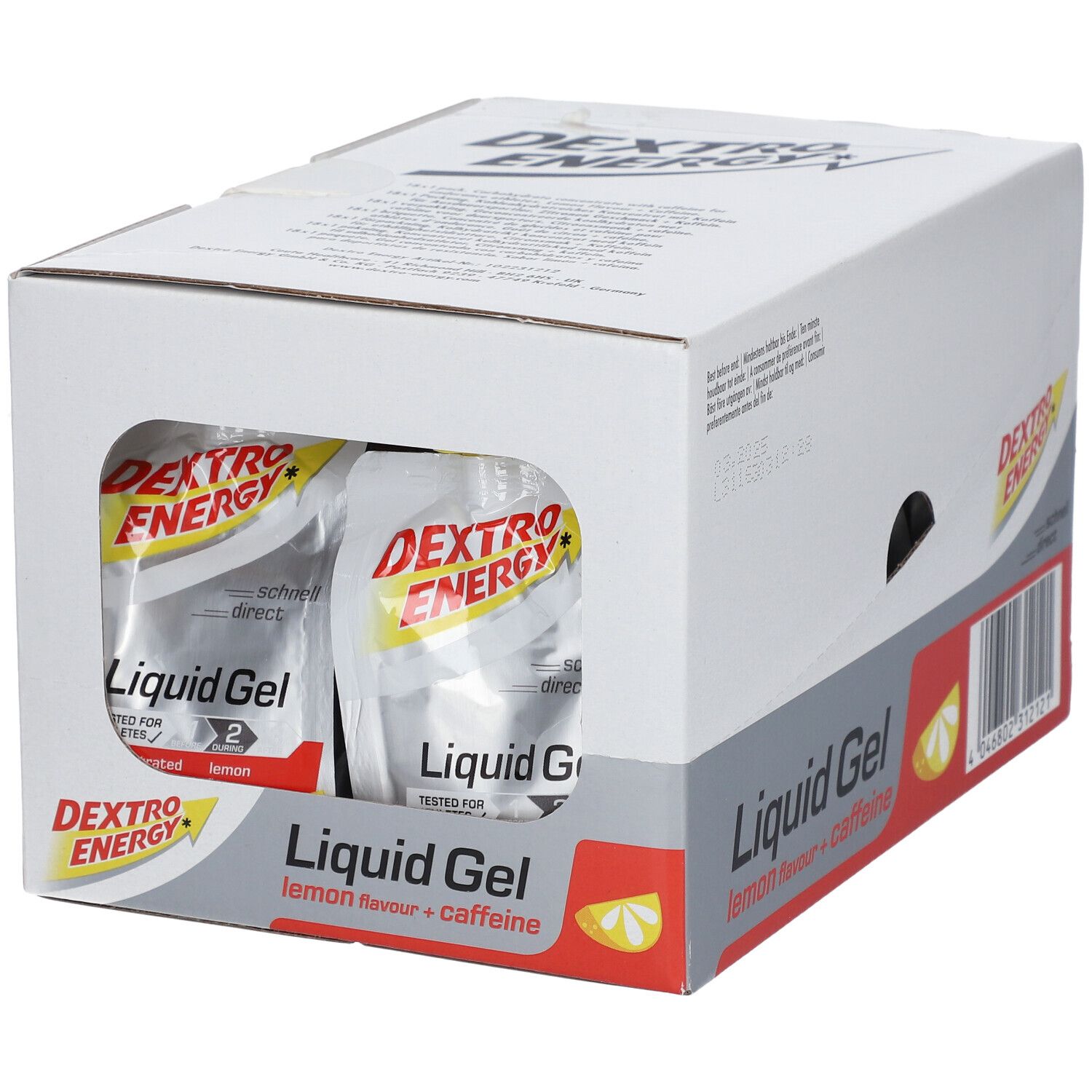 Dextro Energy Liquid Gel, Zitrone-Koffein