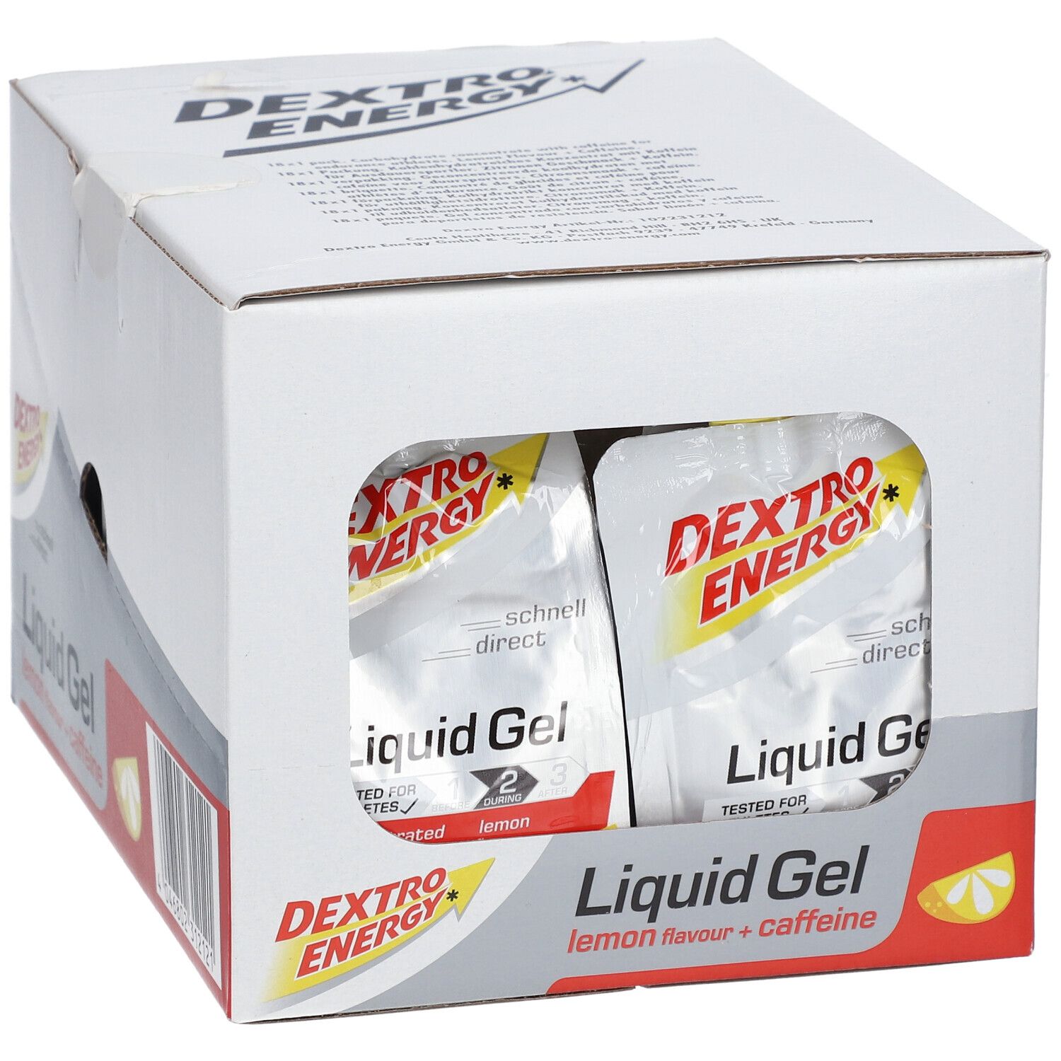 Dextro Energy Liquid Gel, Zitrone-Koffein
