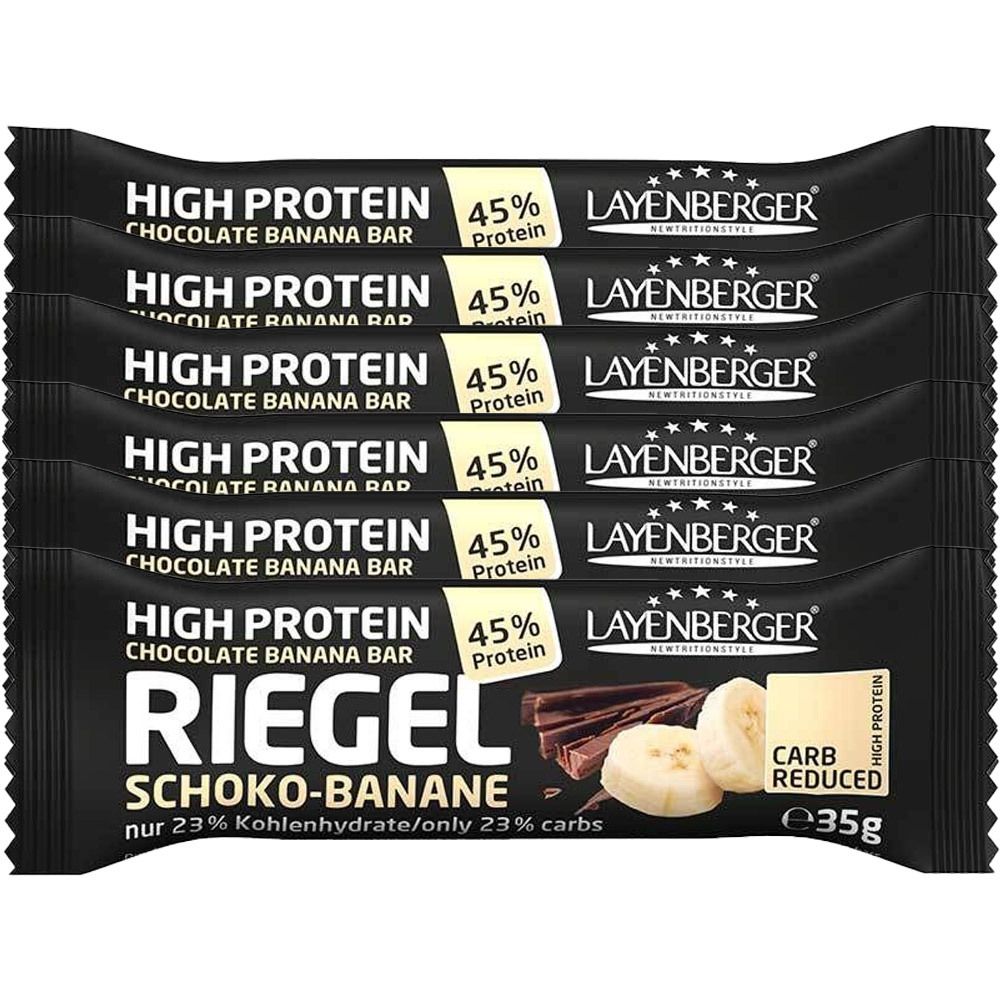 LAYENBERGER® Barre protéinée à faible teneur en glucides Chocolat-banane