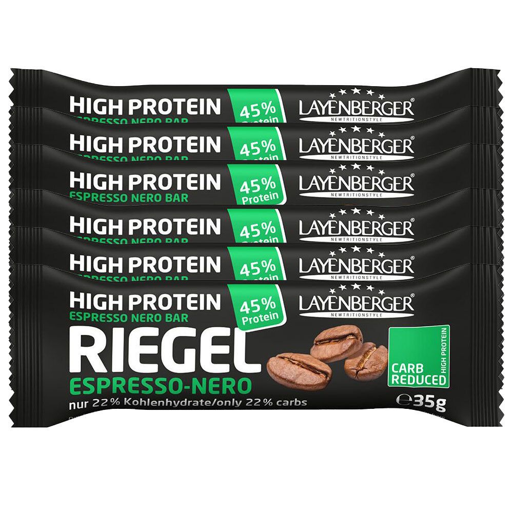 Barre hyperprotéinée LAYENBERGER® Espresso-Nero