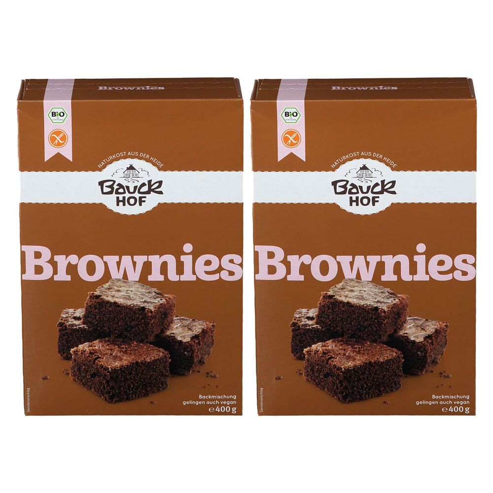 Bauckhof Brownies Mélange à pâtisserie, sans gluten