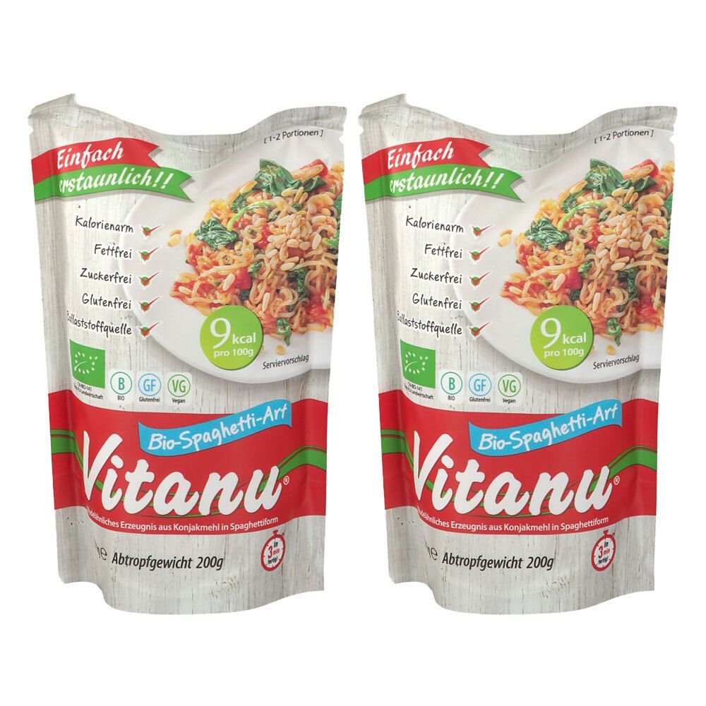 Vitanu Spaghetti de Konjac biologique