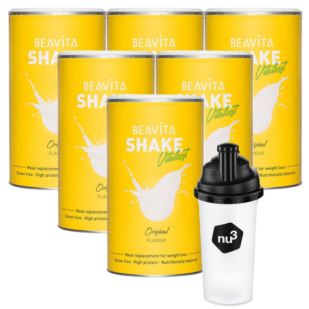 BEAVITA Vitalkost Original, Vanille + nu3 Shaker