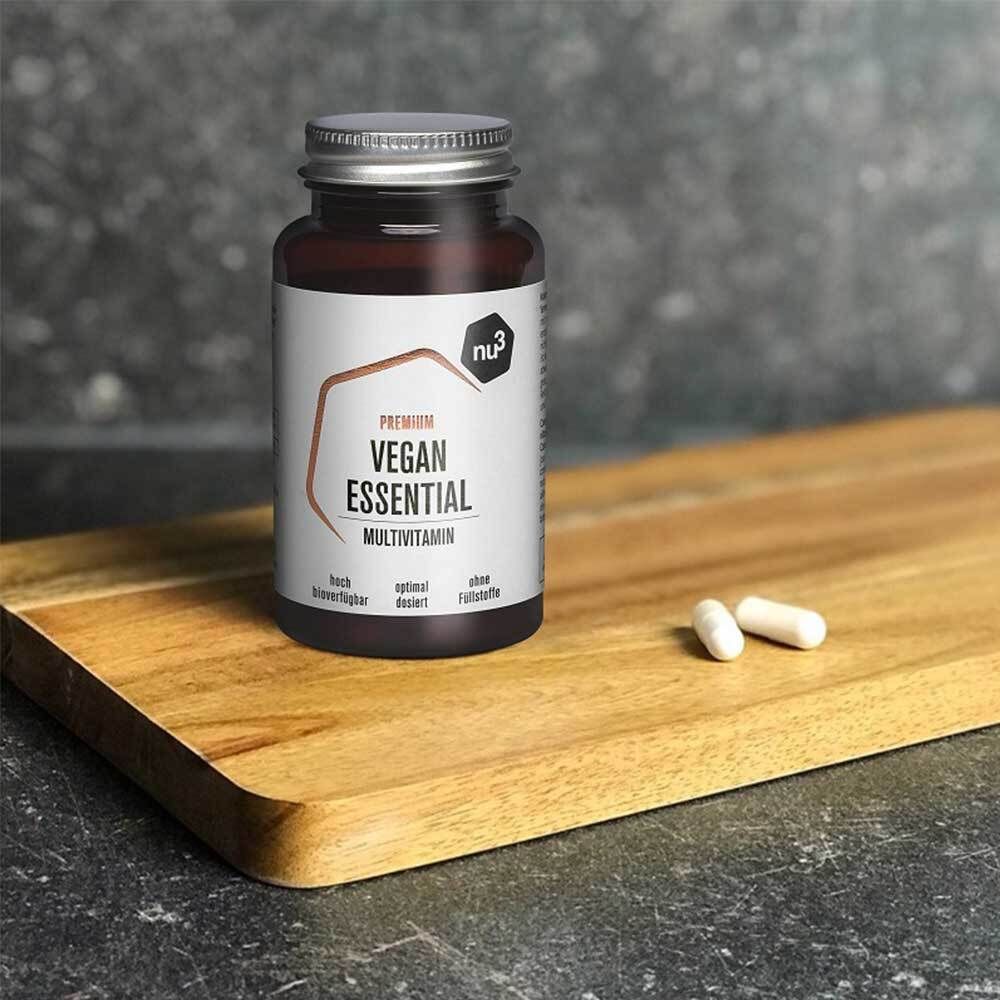 nu3 Premium Vegan Essential Multivitamin Kapseln