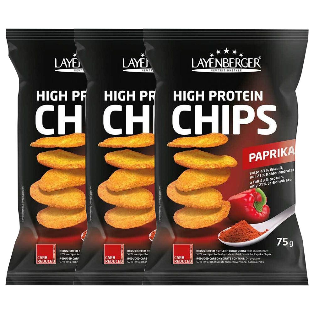 LAYENBERGER® LOWCARB.ONE Chips au paprika