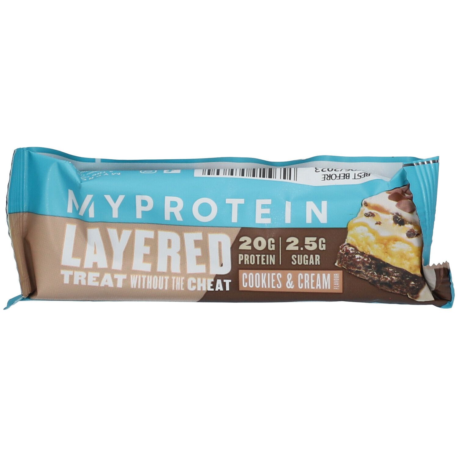Barre Myprotein 6 couches Cookies et Crème