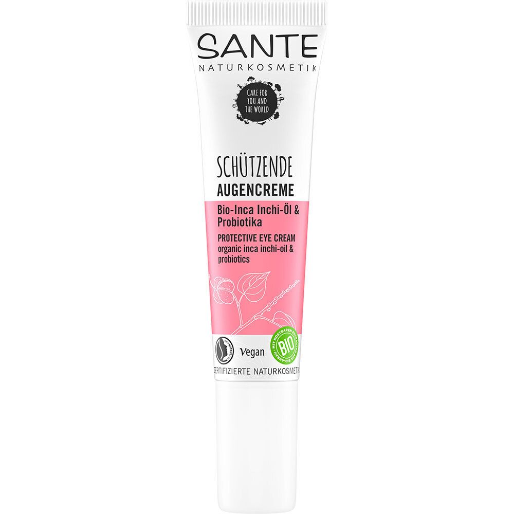 SANTE Naturkosmetik Crème protectrice pour les yeux Huile d'Inca Inichi bio & probiotiques