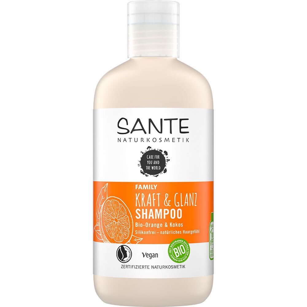 SANTE Naturkosmetik Shampooing Force & Brillance Bio-Orange & Coco