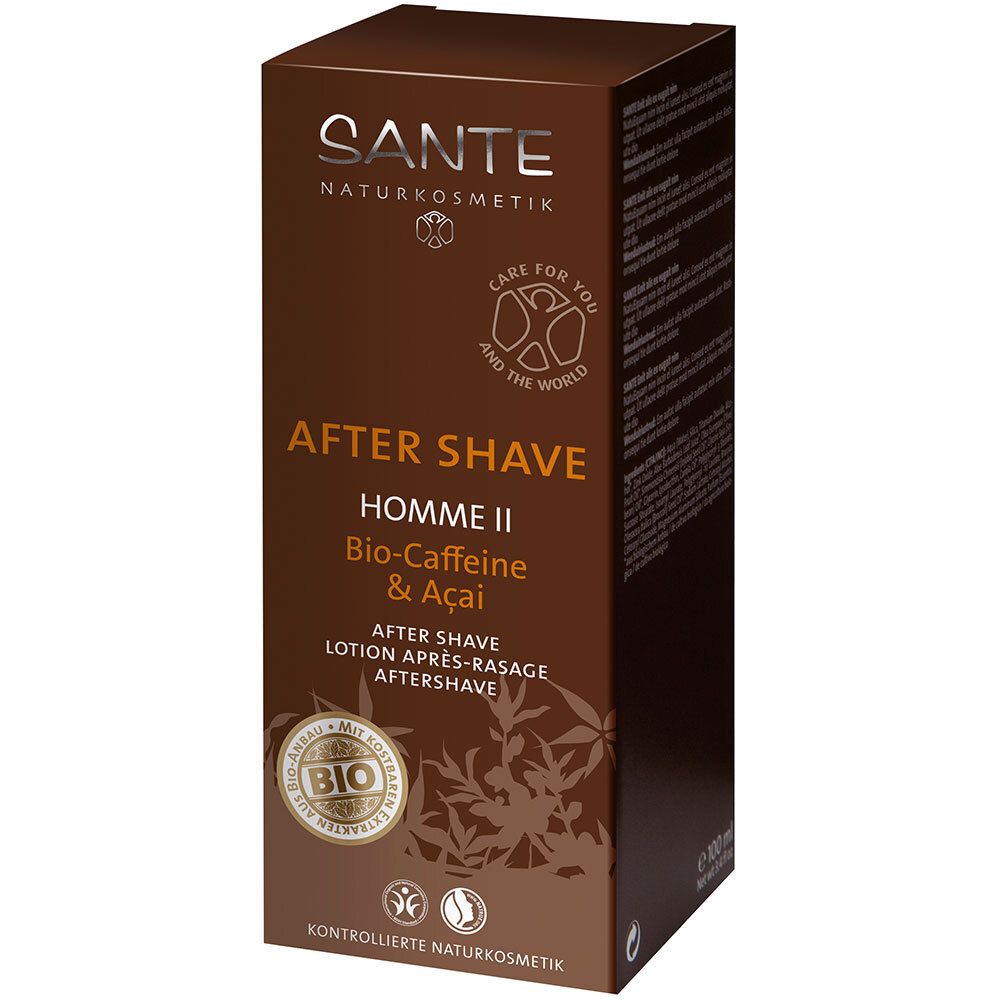 SANTE Naturkosmetik Homme II After Shave Bio-Caffeine & Acai