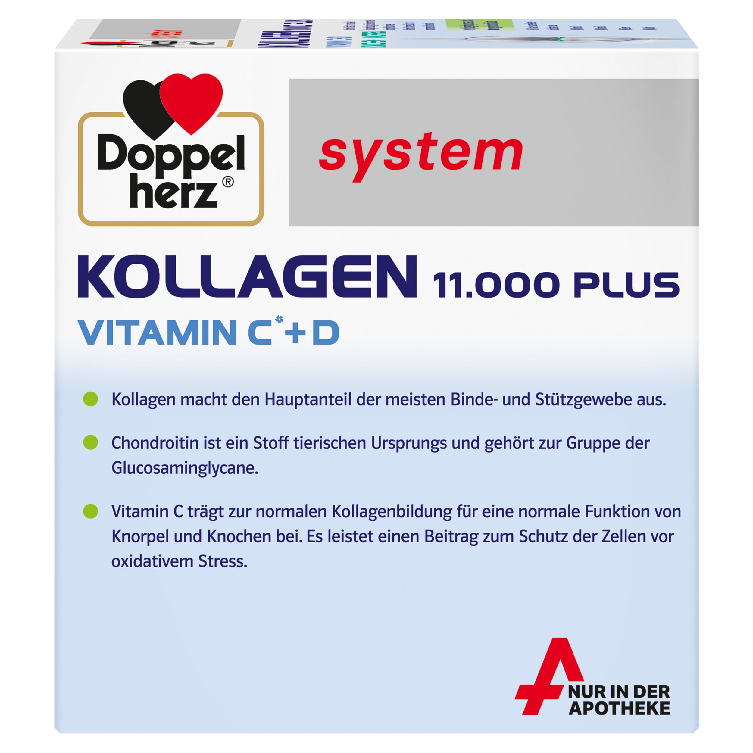 Système Doppelherz® COLLAGEN 11.000 PLUS set économique