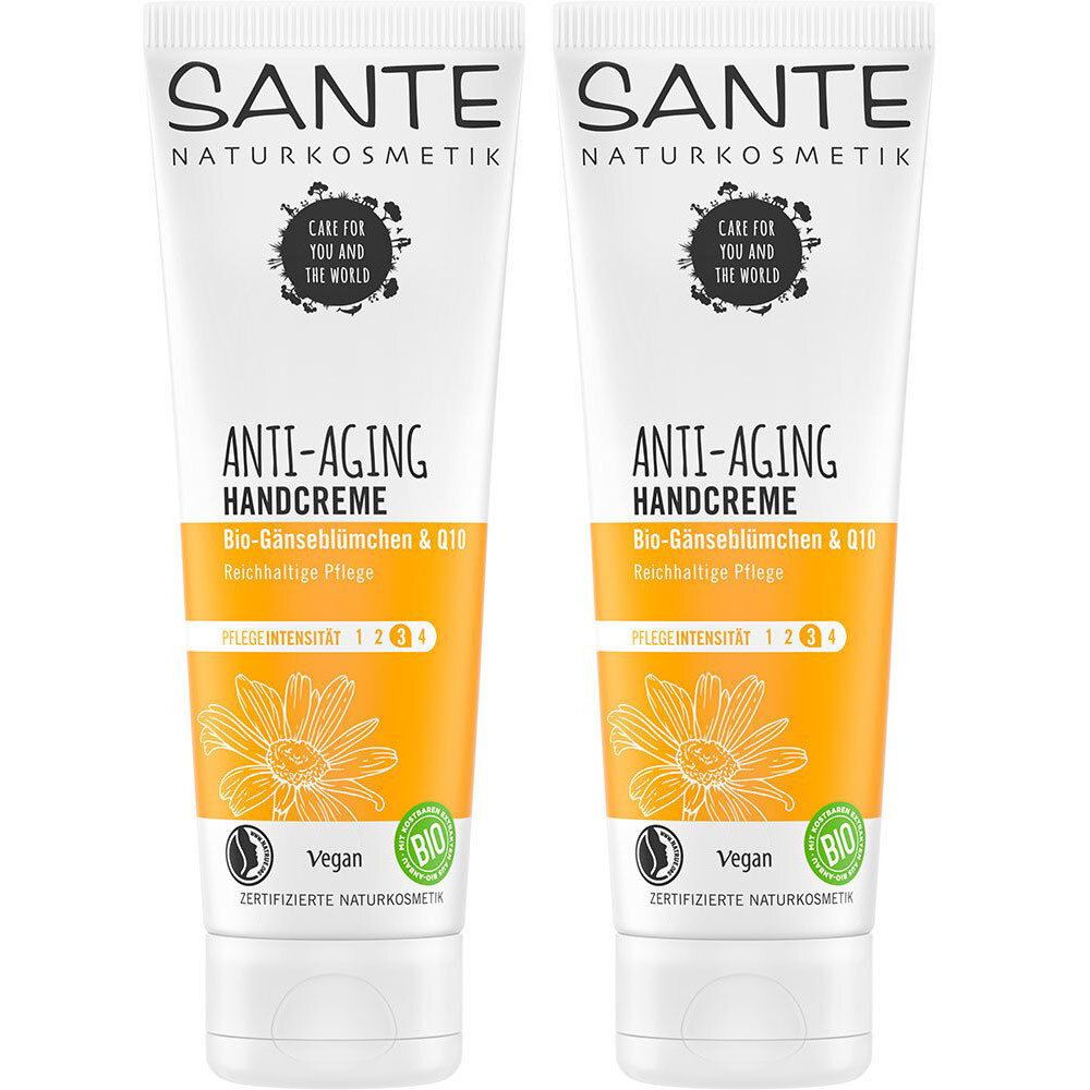 SANTE Naturkosmetik Anti-Aging Creme mains Double pack