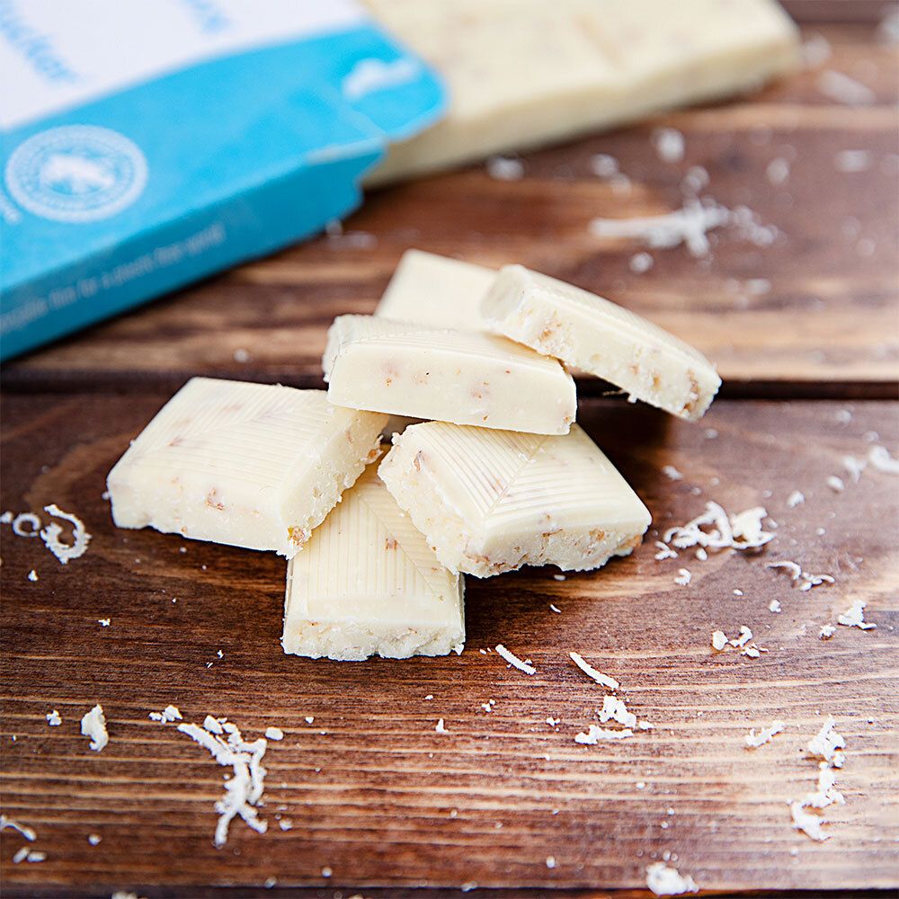 Xucker® Xylitol Blanc Chocolat Noix de Coco & Flocons