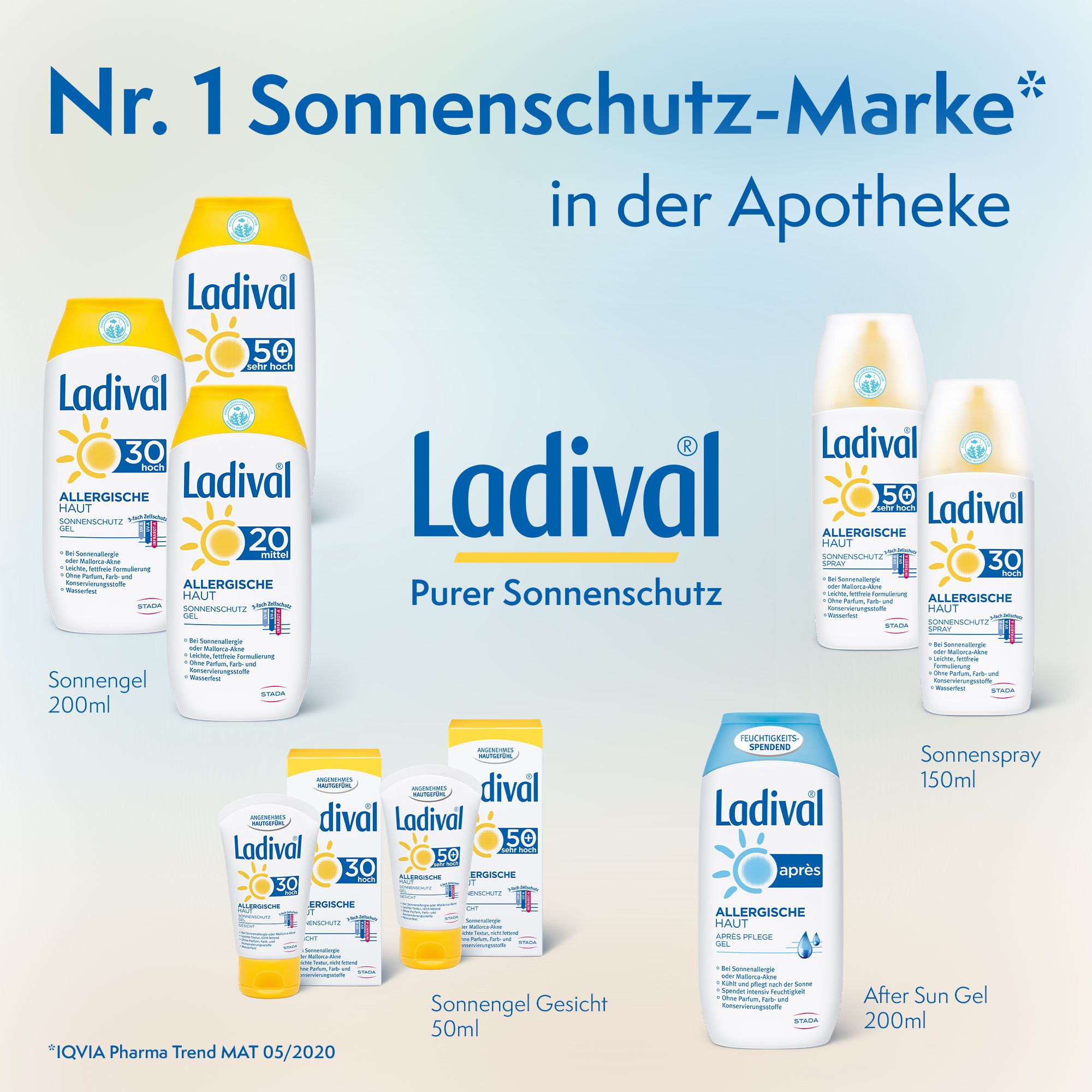 Ladival® Gel pour peau allergique SPF 30