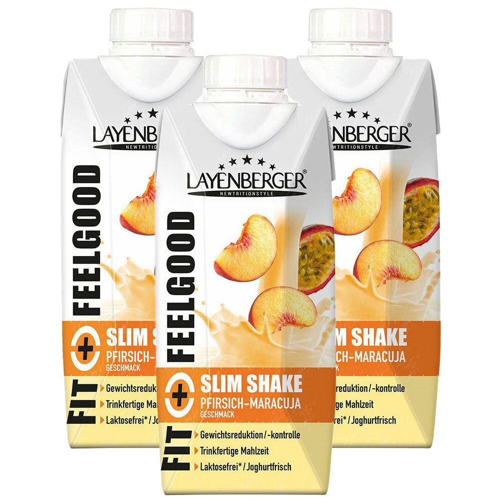 LAYENBERGER® FIT+FEELGOOD SLIM SHAKE PÊCHE-MARACUJA