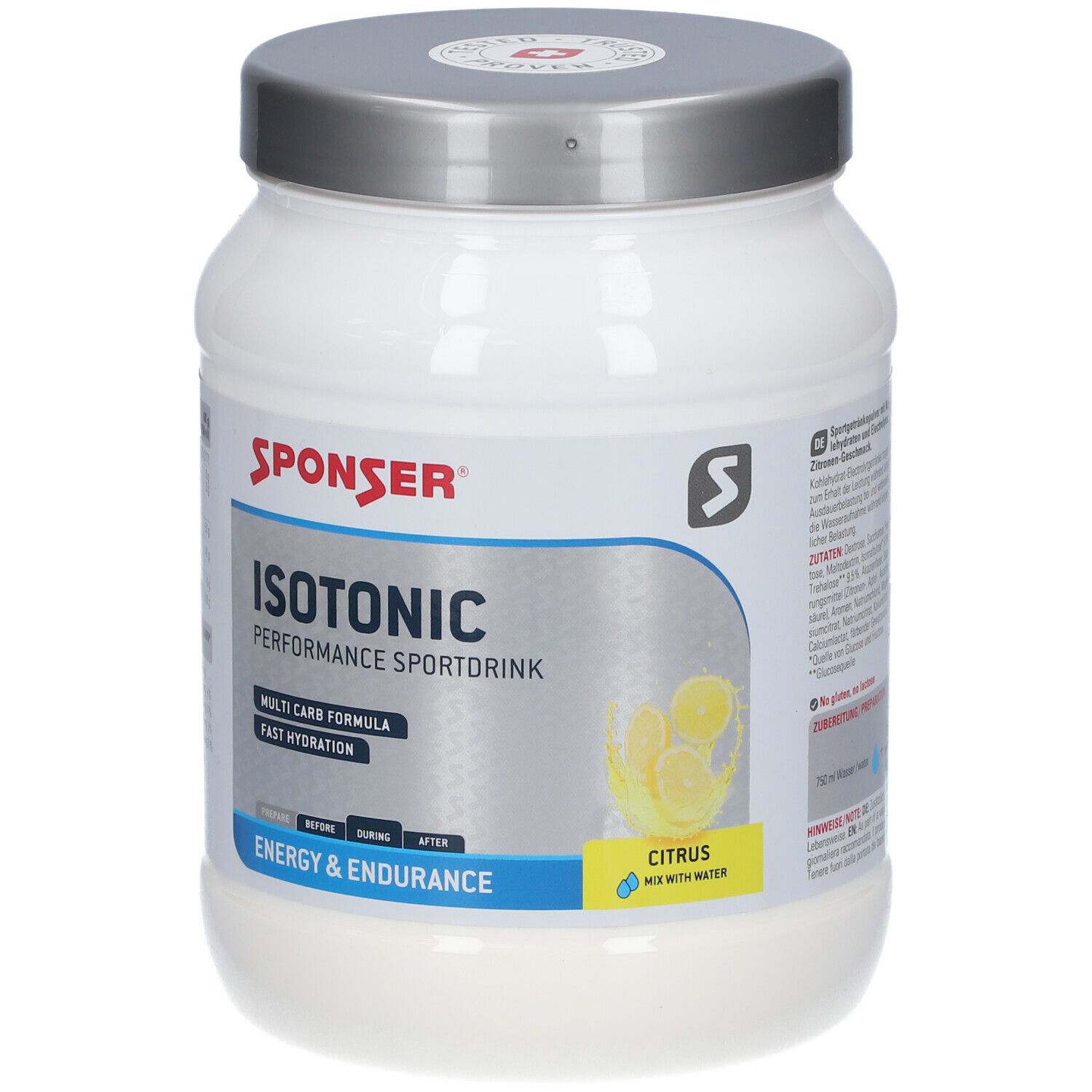 SPONSER® ISOTONIC, Citrus