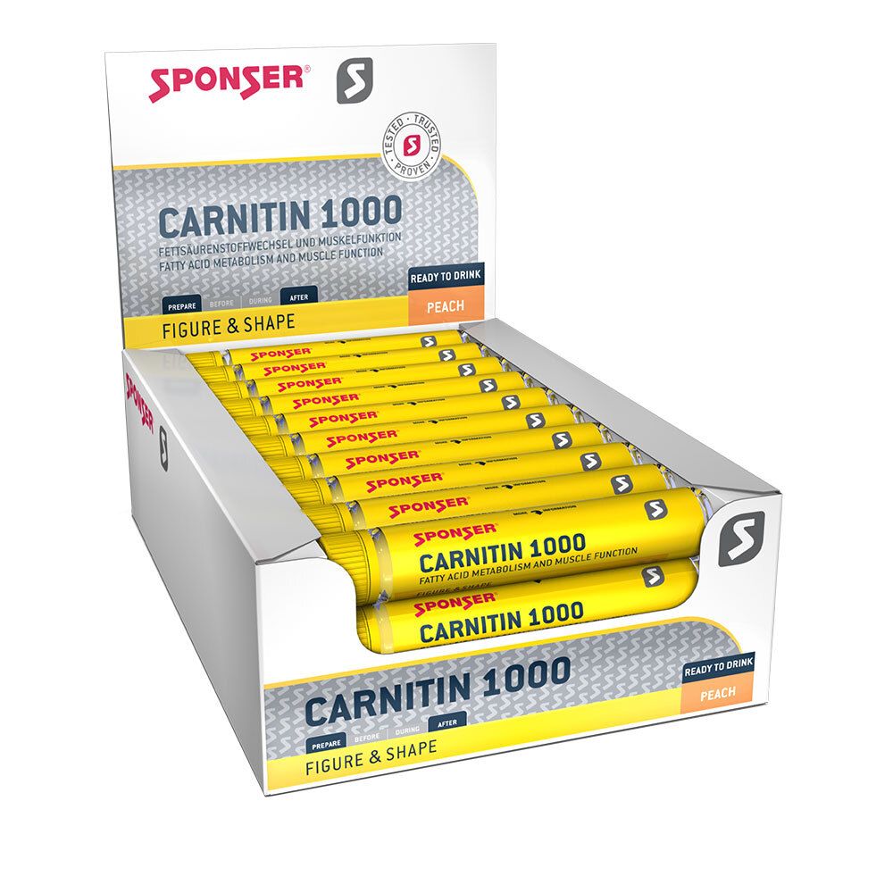 SPONSER® CARNITIN 1000 AMPOULE, pêche