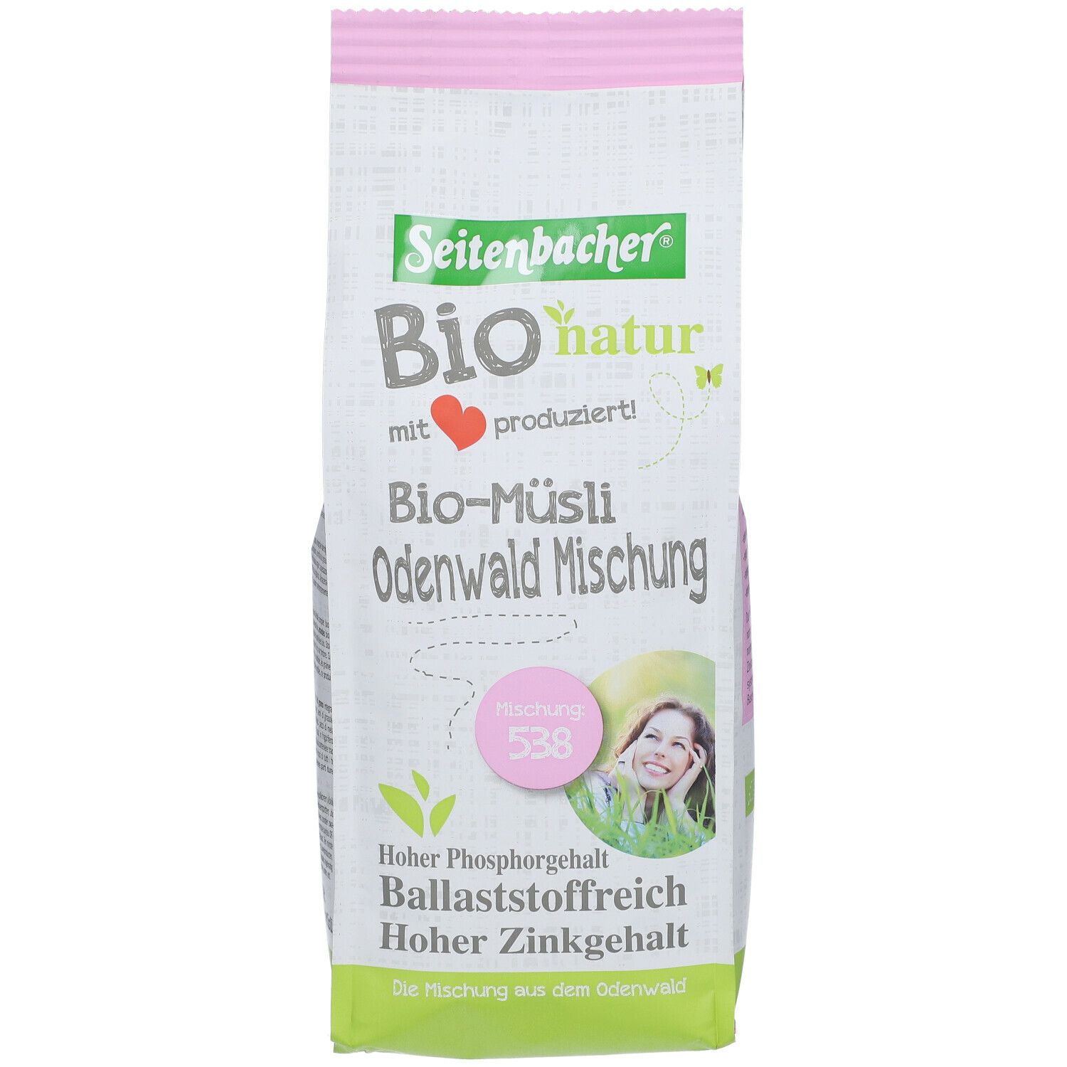 Seitenbacher® Bio natur Bio Müsli Odenwald Mischung