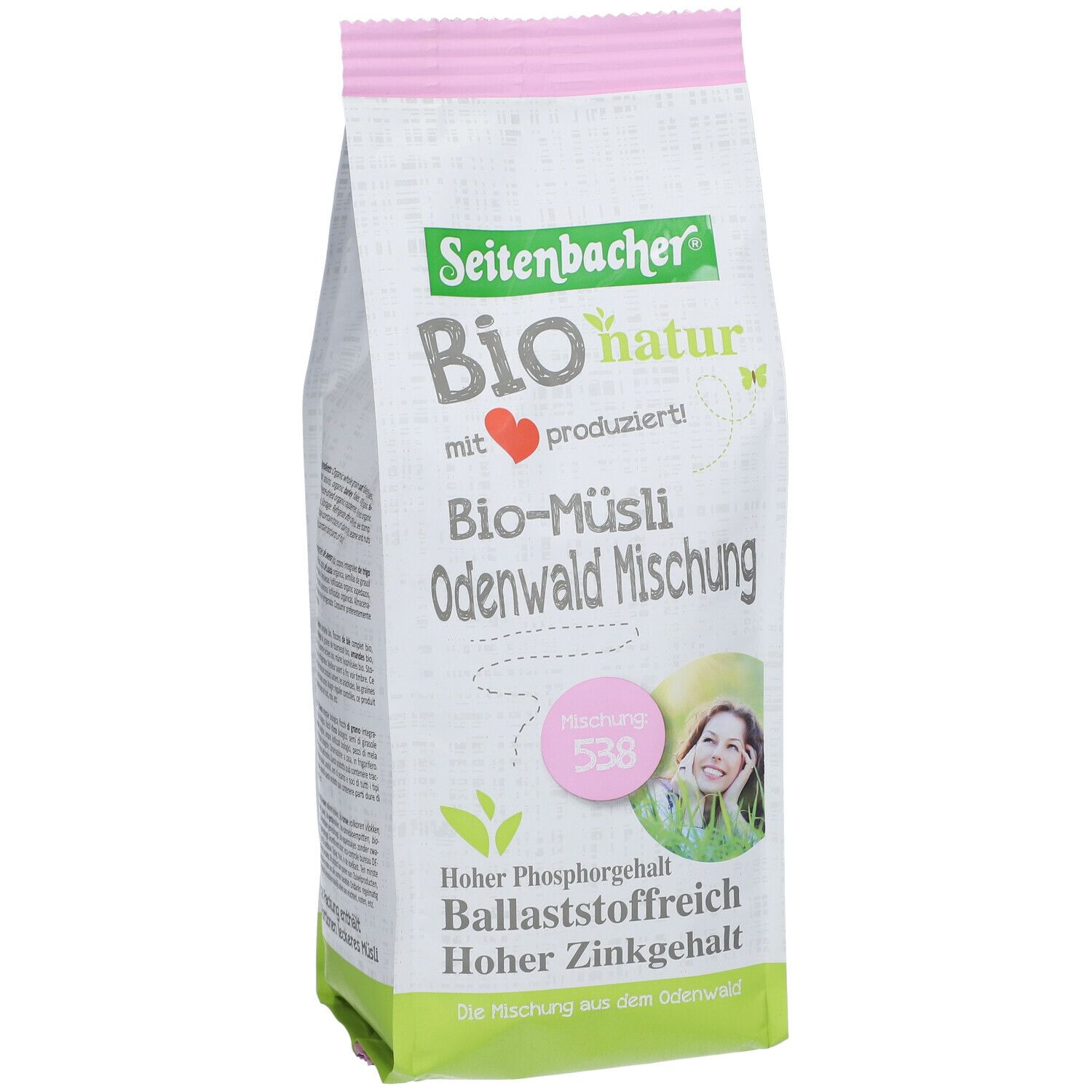 Seitenbacher® Bio natur Bio Müsli Odenwald mélange