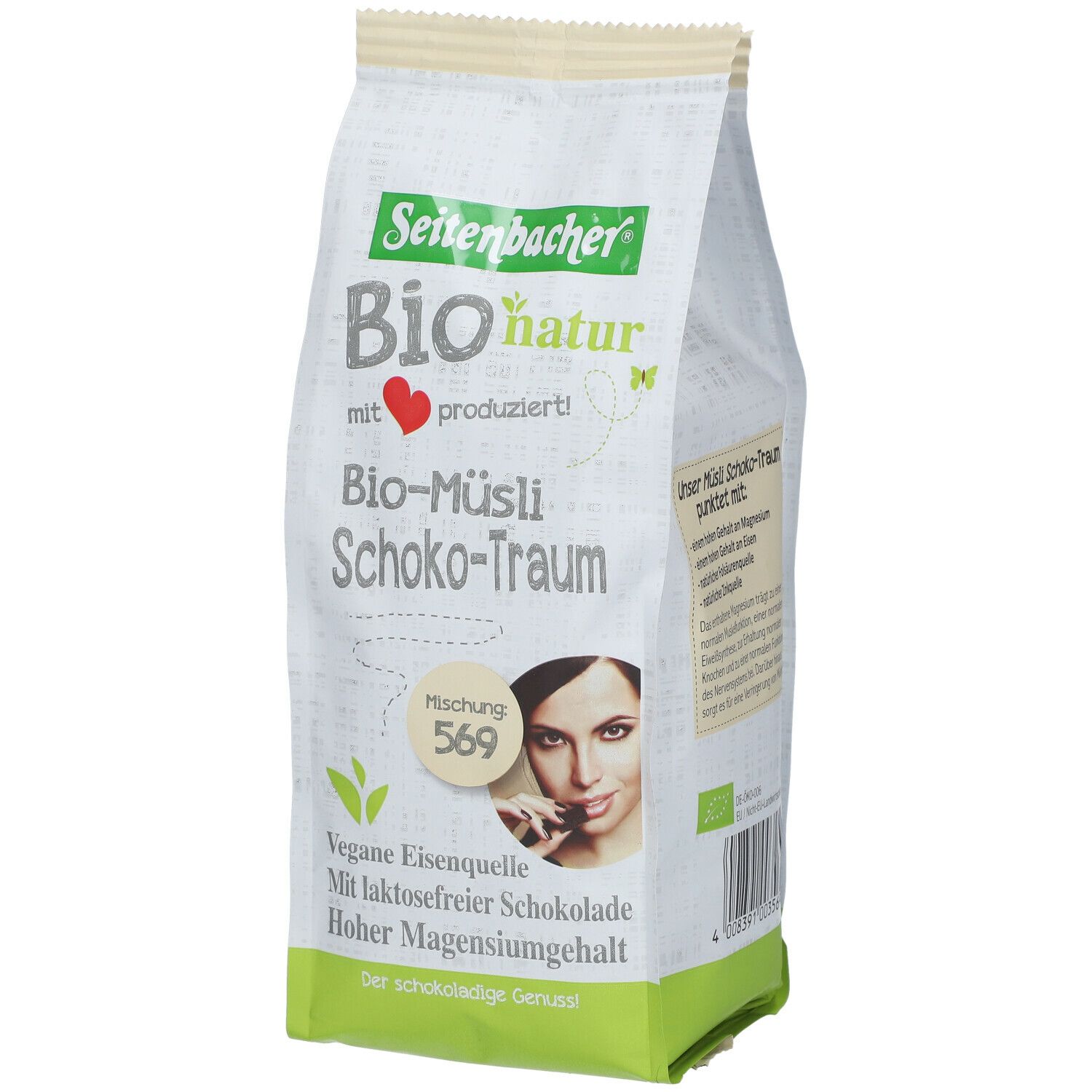 Seitenbacher® Bio natur Bio Muesli Rêve de chocolat