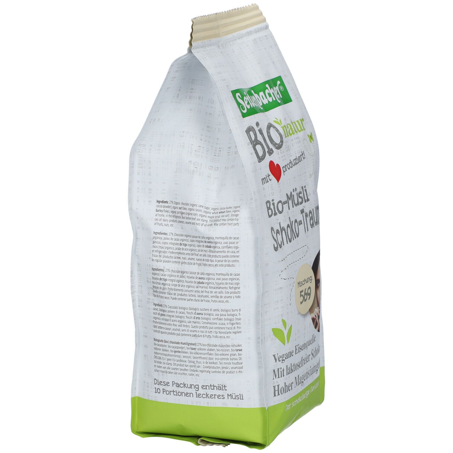 Seitenbacher® Bio natur Bio Muesli Rêve de chocolat