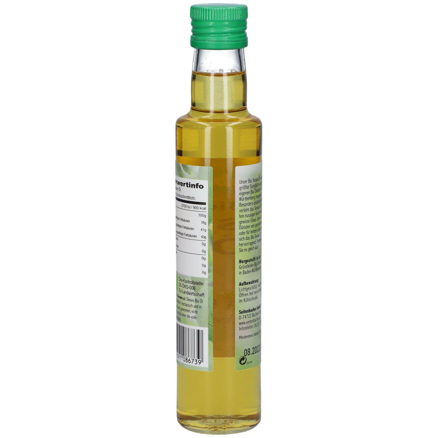 Seitenbacher® Huile de sésame bio