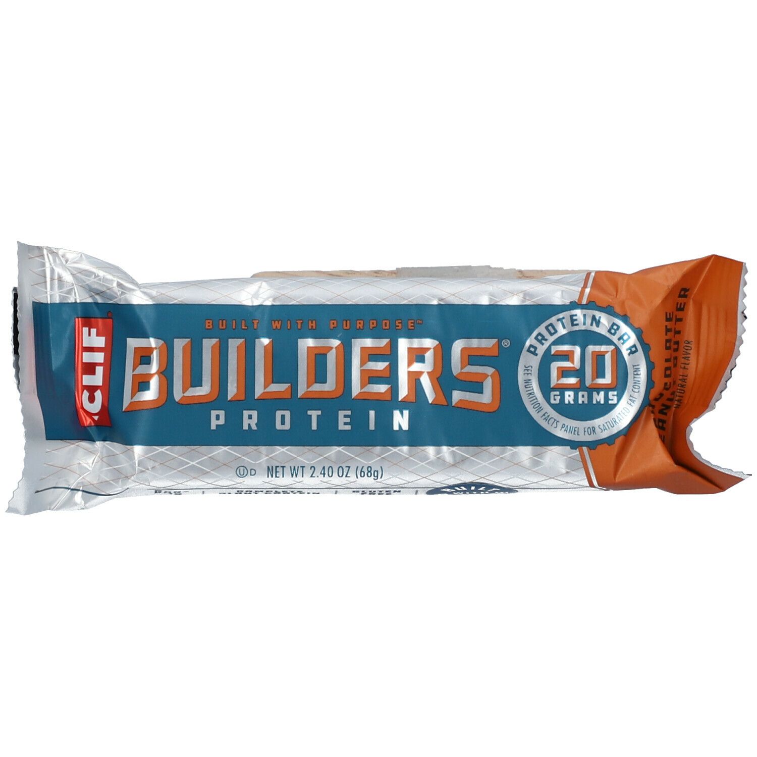 CLIF Builders® Barre protéinée Chocolat Beurre de cacahuète
