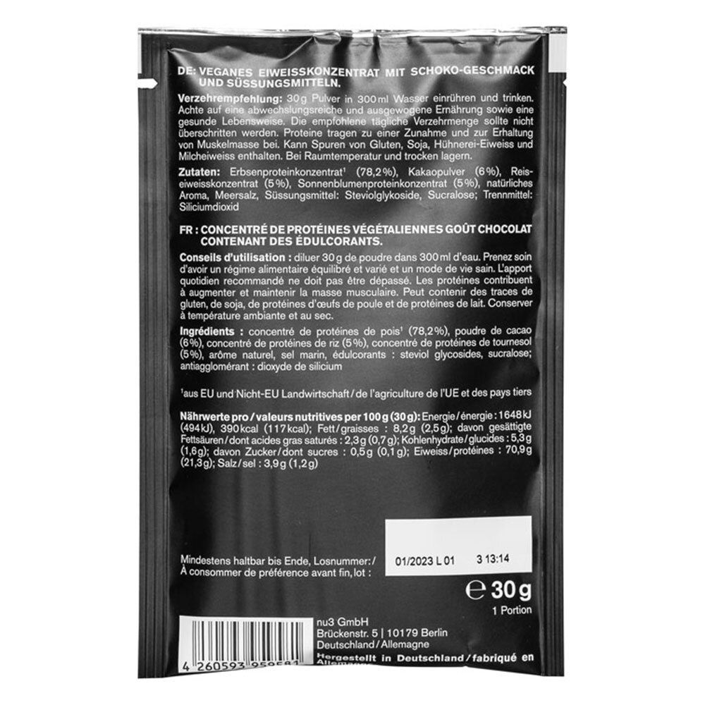 nu3 Vegan Protein 3K chocolat