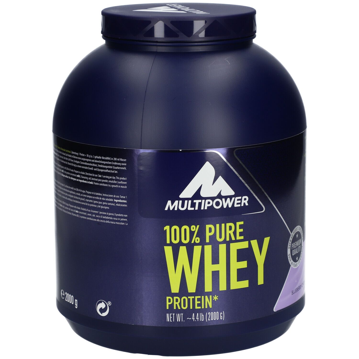 Multipower 100 % Whey Protein, Blueberry Cheesecake