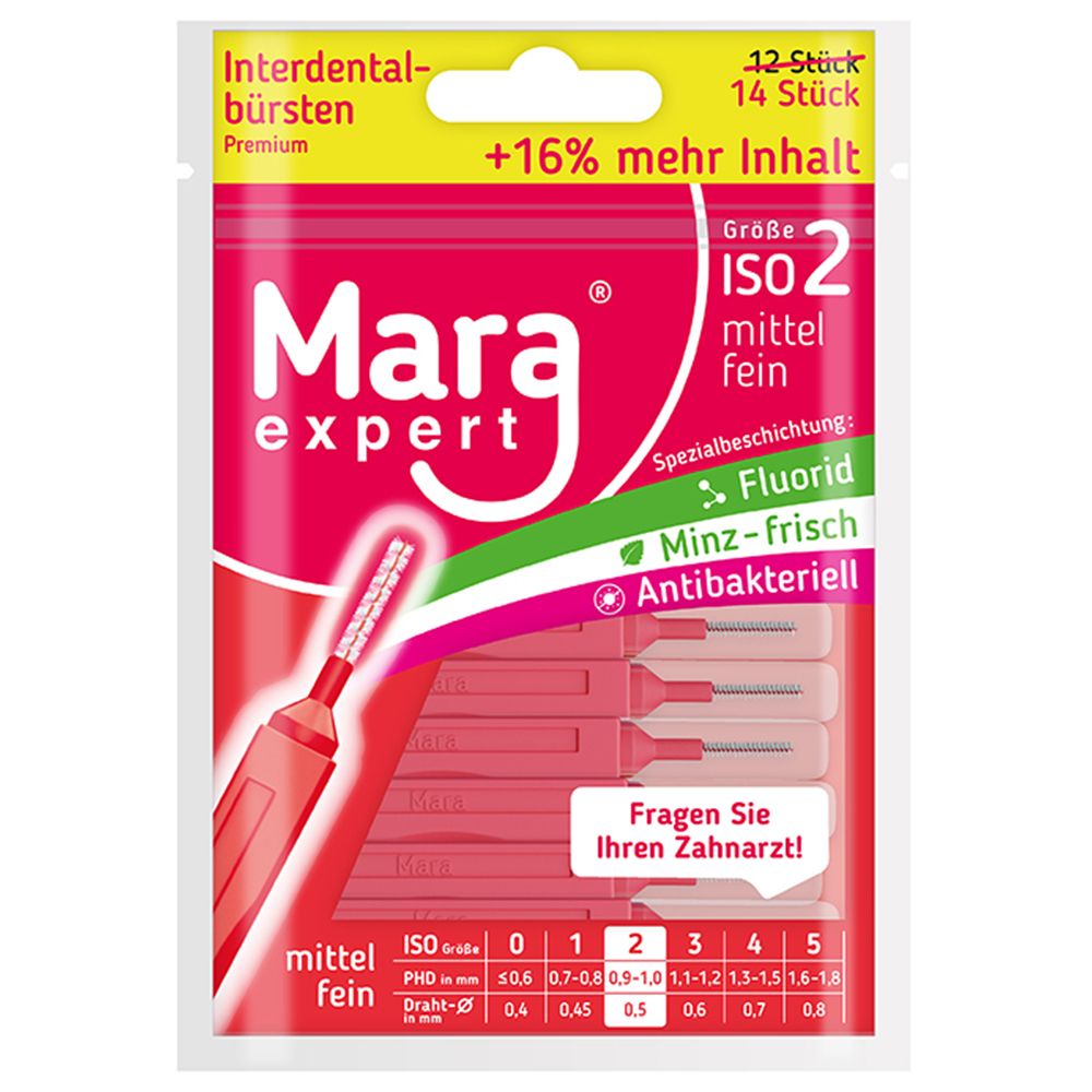 Mara® expert Brosse interdentaire ISO 2 moyennement fine