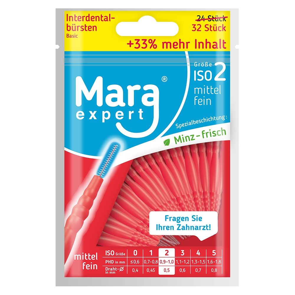 Mara® expert Brosse interdentaire ISO 2 moyennement fine