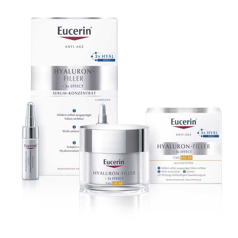 Eucerin® Hyaluron-Filler Soin de Jour SPF 30 + Sérum concentré