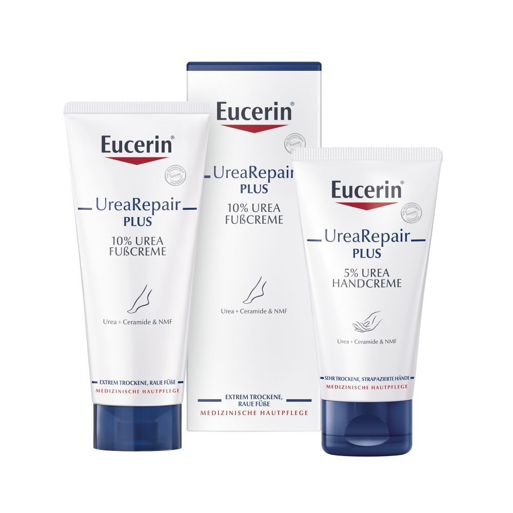 Eucerin® UreaRepair PLUS Crème Mains 5% d'Urée + Crème Pieds 10 % d'Urée