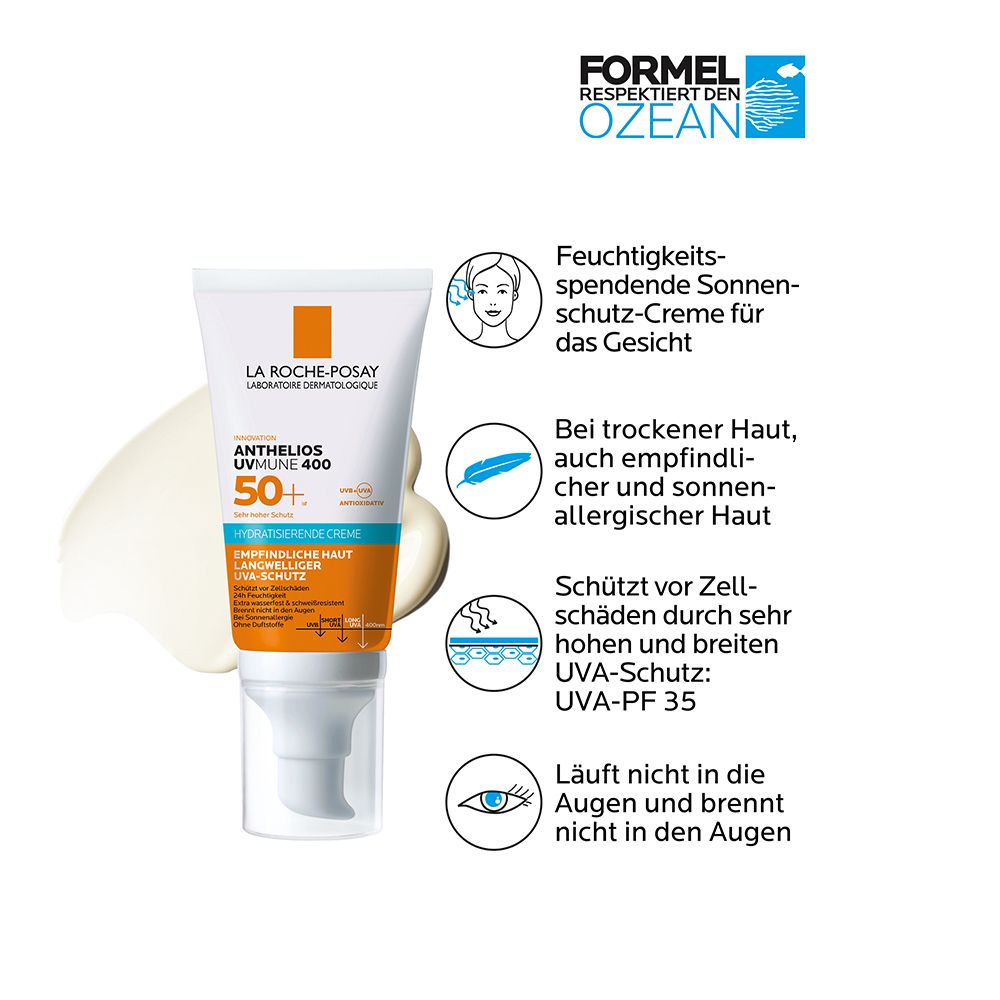 LA ROCHE POSAY Anthelios Crème hydratante SPF50+