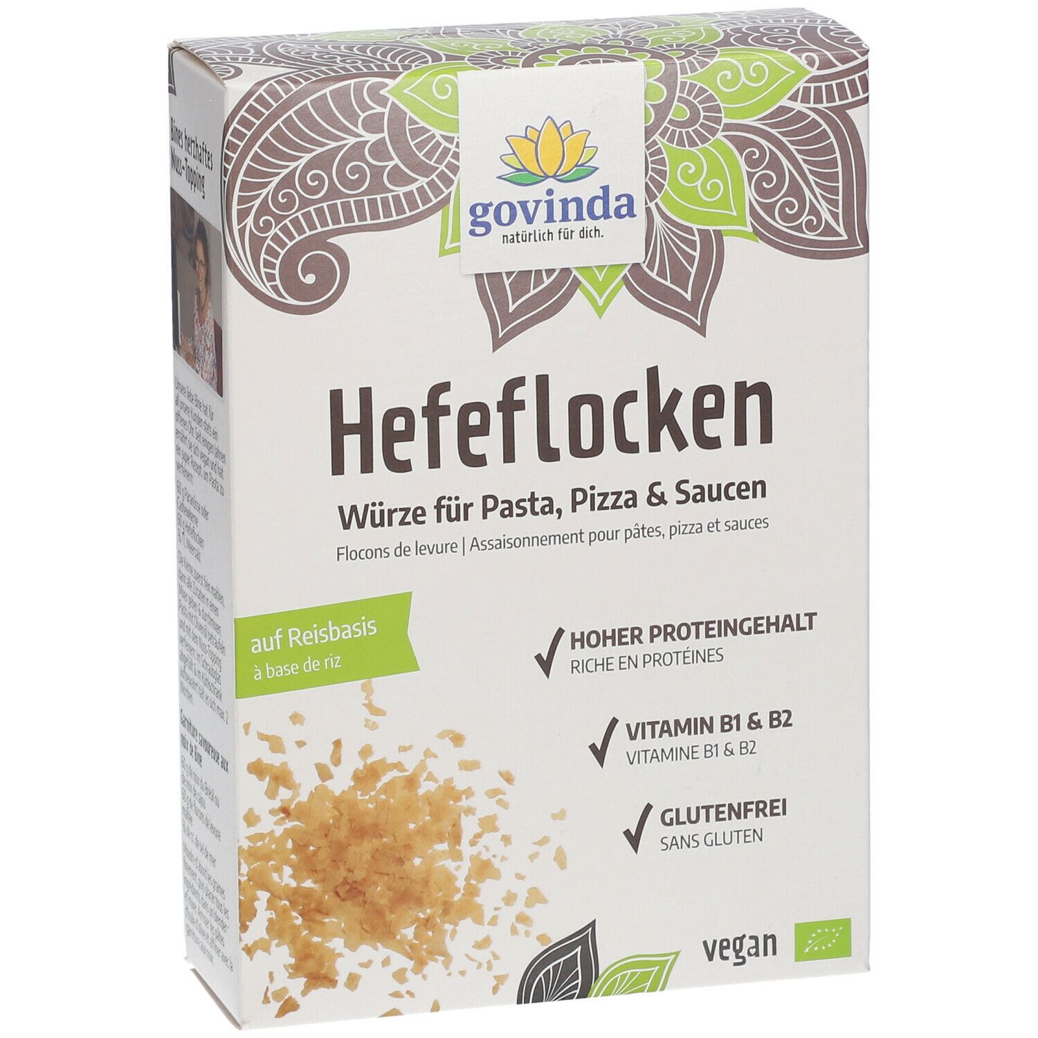 govinda Hefeflocken auf Reisbasis