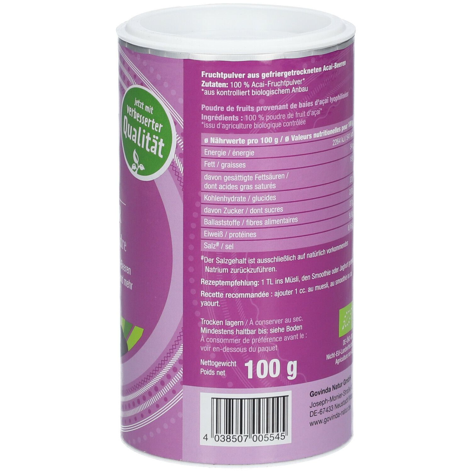 Govinda Poudre d'açai