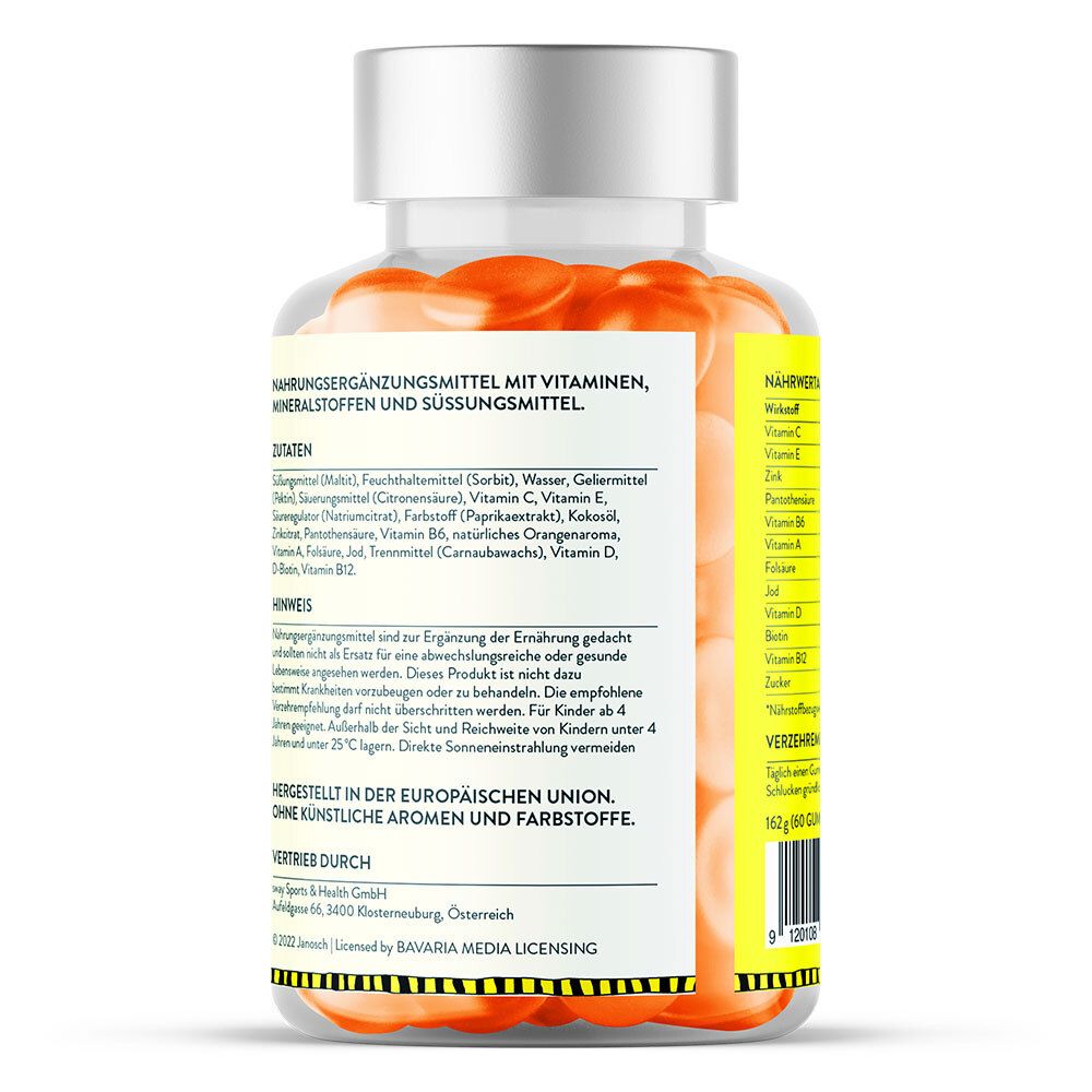 Gommes multivitaminées Janosch