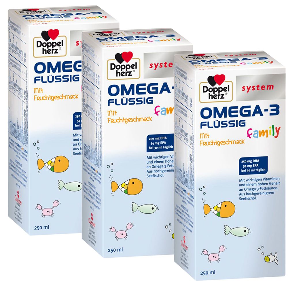 Doppelherz® system OMEGA-3 flüssig family