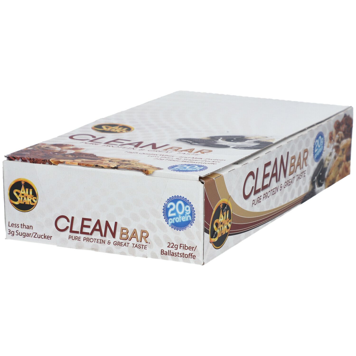 All Stars® Clean Bar High Protein Riegel Cookies-Cream