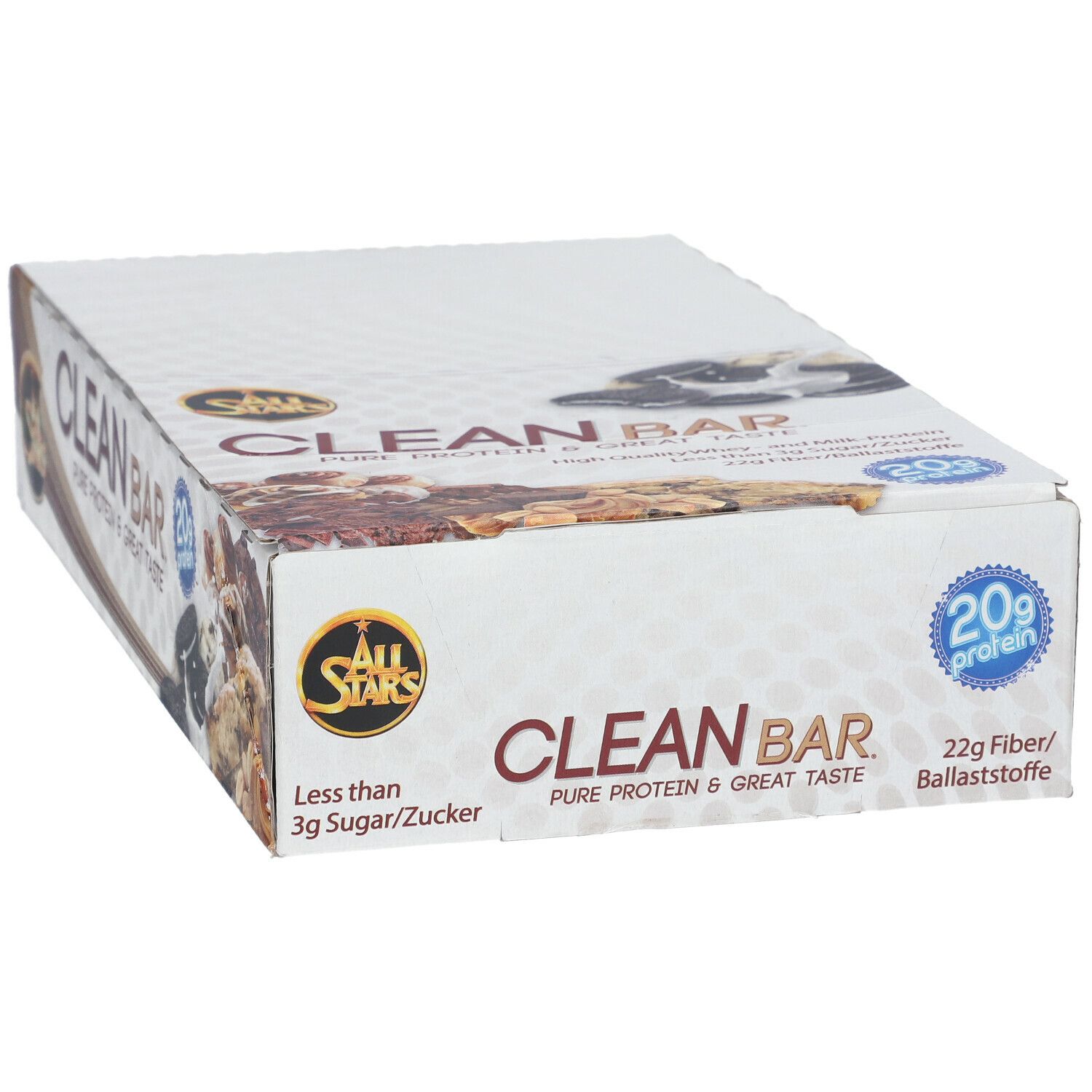 All Stars® Clean Bar High Protein Riegel Cookies-Cream