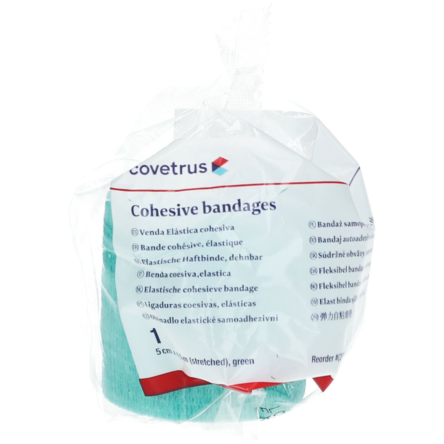 covetrus Pansements adhésifs 5cm x 4,5m verts